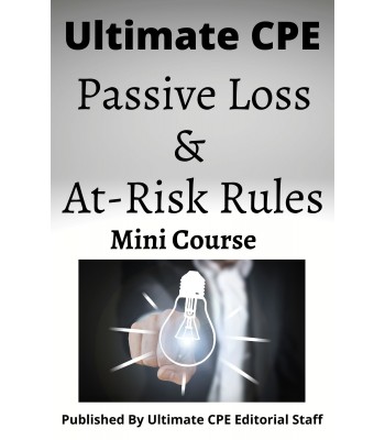Passive Loss & At-Risk Rules 2023 Mini Course